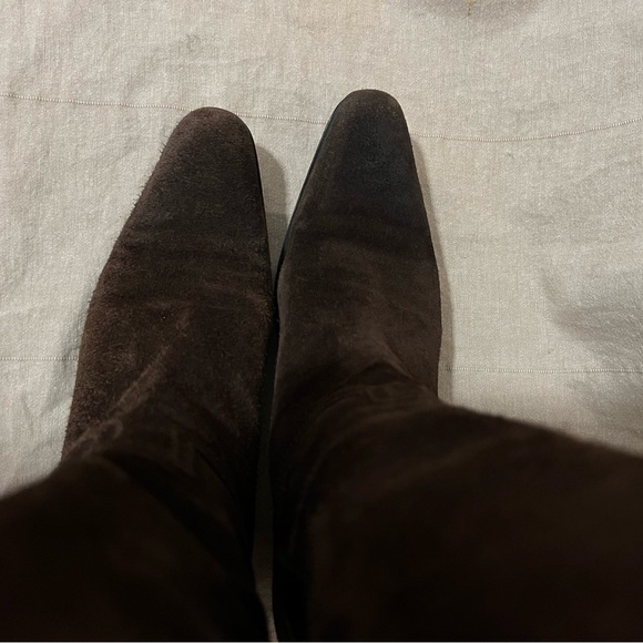 Prada Brown Heeled Boots - Picture 7 of 12